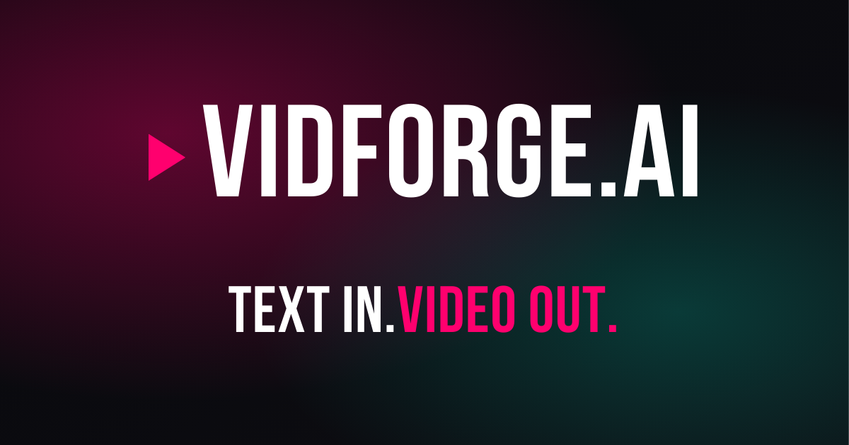 Screenshot of VidForge.ai, Pay-per-clip AI video studio spanning Veo, Kling, Seedance and more